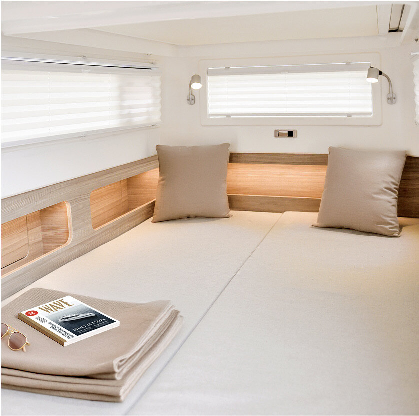 A Cozy Guest Room on Board