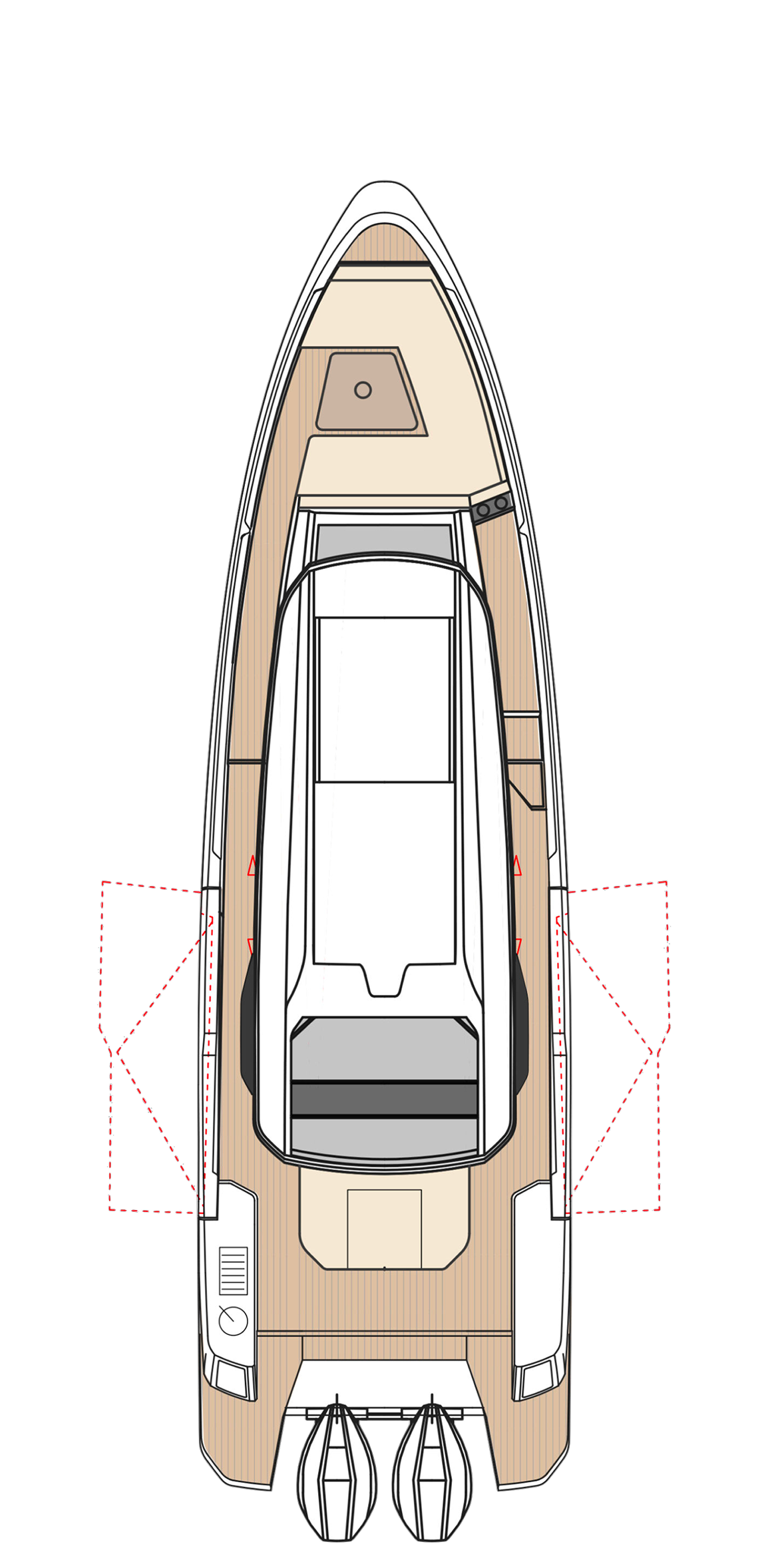 Saxdor 340 GTWA Layout