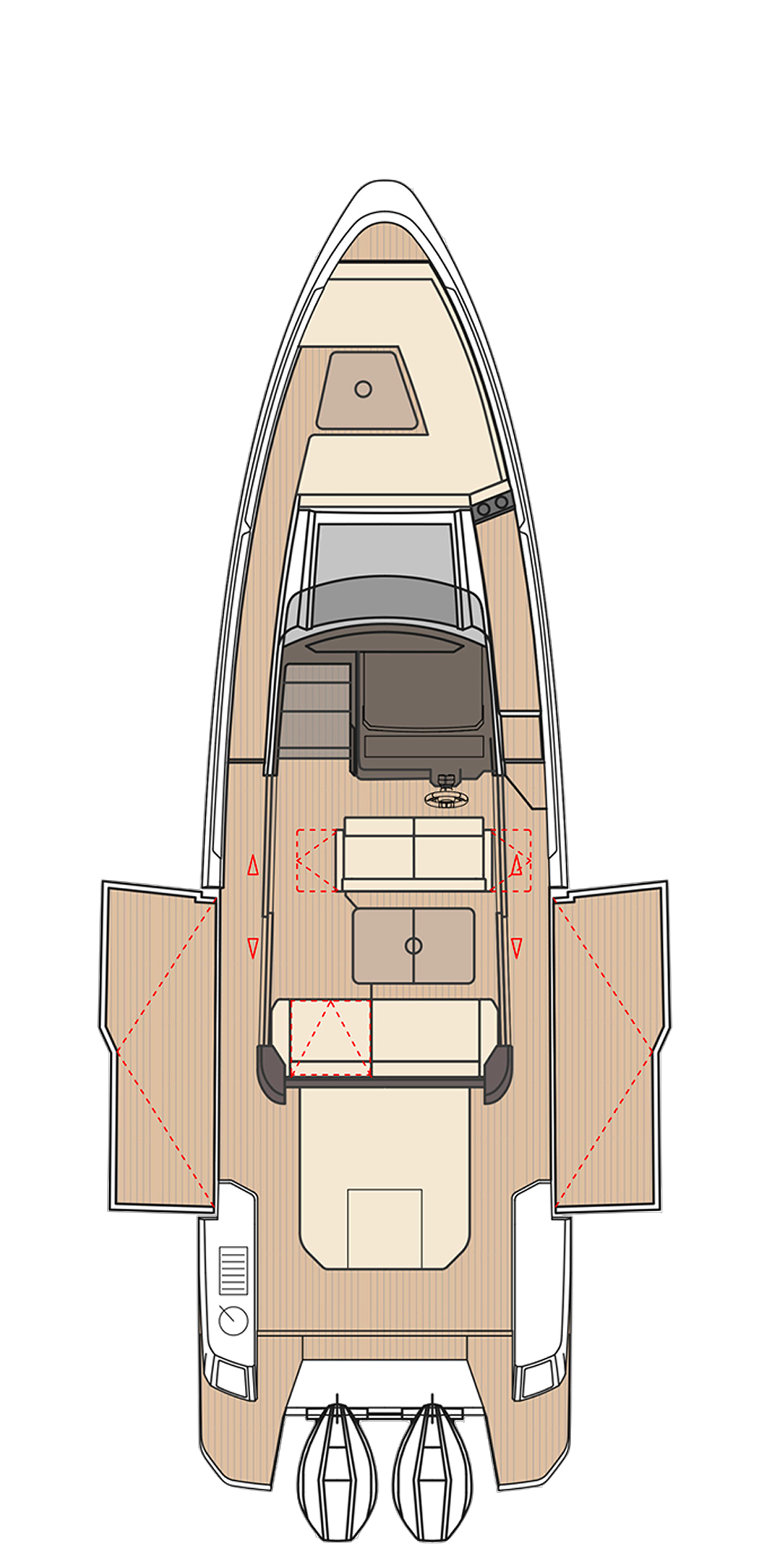 Saxdor 340 GTWA Layout