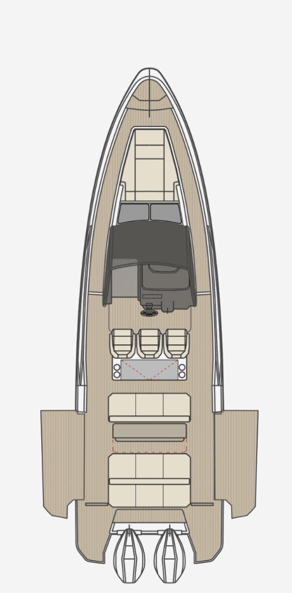 Saxdor 320 GTO Layout